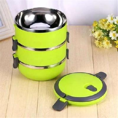 3 Layer Stainless Steel Lunch Box