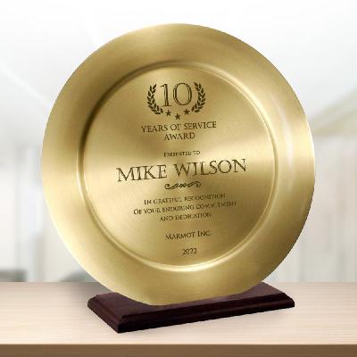 Brass Award Trophy