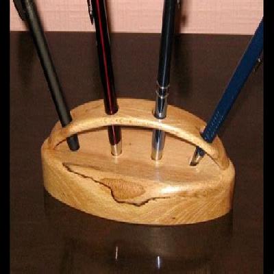 Wooden Pen Stand