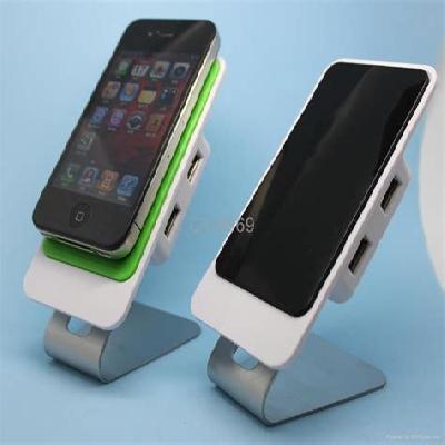USB Hub with Mobile Holder