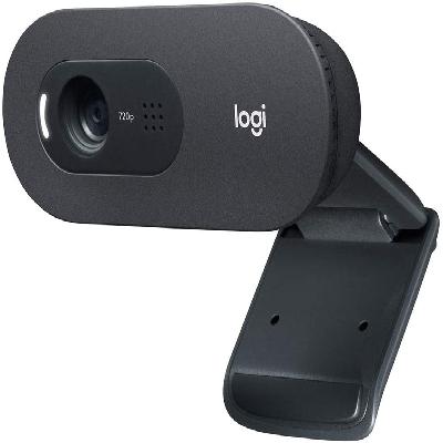 Logitech C505 HD Webcam HD External USB Camera for Desktop or Laptop