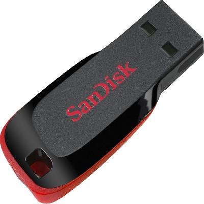 SanDisk Cruzer Blade SDCZ50-032G-135 32GB USB 2.0 Pen Drive