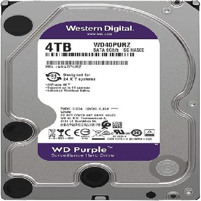 WD 40PURZ 4TB Surveillance Hard Disk Drive (Purple)