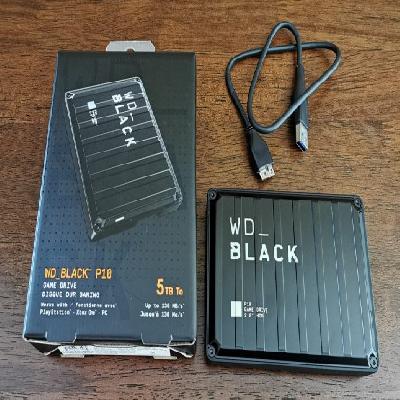 Western Digital Black 5TB P10 Game Drive for Xbox One, Portable External Hard Drive