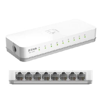 D Link DES-1008C Network Switch
