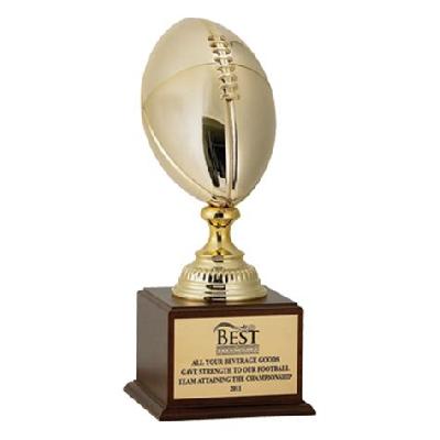 Football Brass Trophy