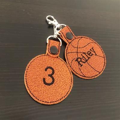 Promotional Basketball Keychain