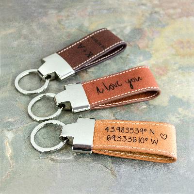 Promotional Leather Keychain