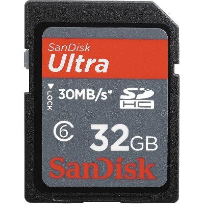 SanDisk MicroSDHC 32GB Memory Card, SDSDQM-032G-B35