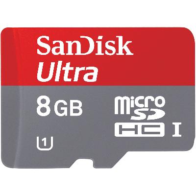 8 GB Sandisk  SD Cards
