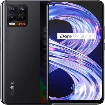 Realme 8 (Cyber Black, 128 GB) (8 GB Ram)