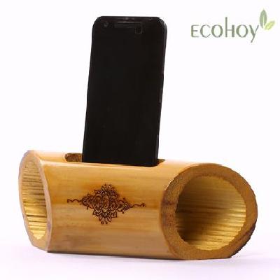 Bamboo Speaker With Penstand Tumbler (Angle Cut)