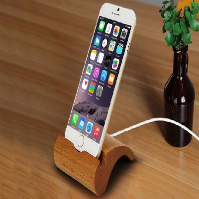 Happy Bamby Bamboo Mobile Stand With 2 Pen 