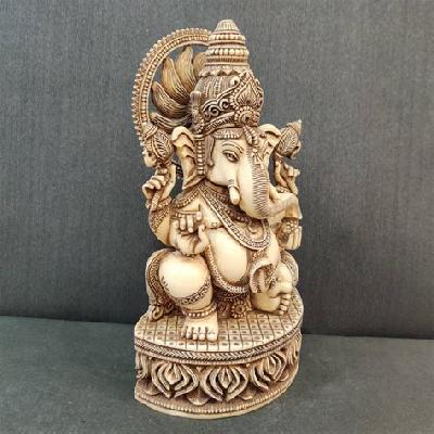 Revolving Marble Ganesha Statue
