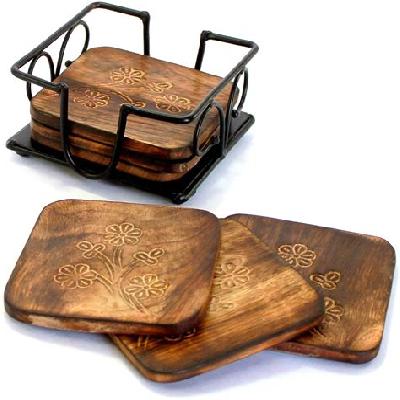 Wooden Tea Coaster