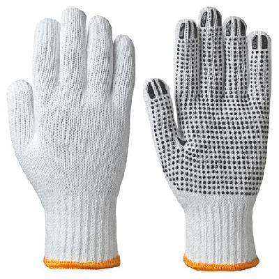 Cotton Knitted Safety Gloves
