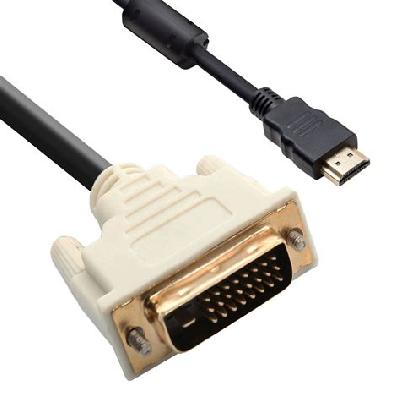 DVI Male to HDMI Male 1.5 MTR Cable STD 24 1