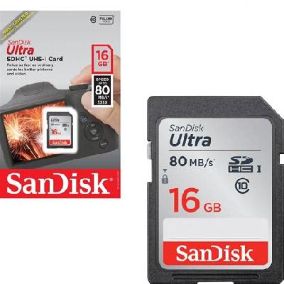 Sandisk Ultra Memory Card 16 GB