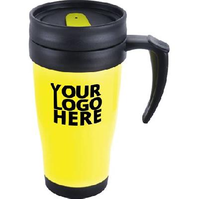 Plastic and Glass Printed Sippers Mug