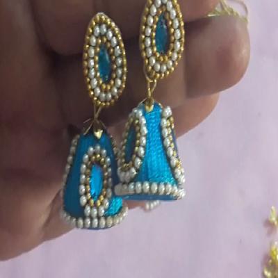 Silk Thread designer ear rings