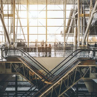 Airport Escalator