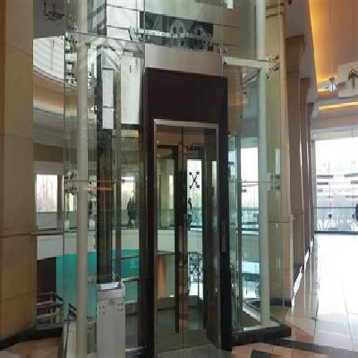 Glass Hydraulic Elevator