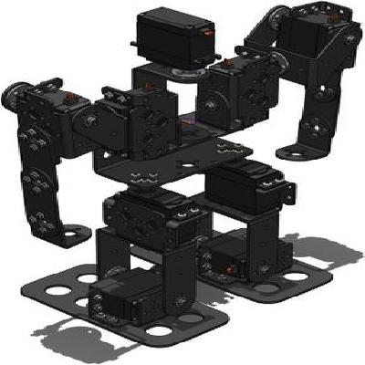 9 DOF Humanoid Robot DIY Kit With Servos