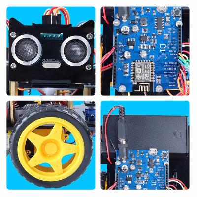 Wireless Bluetooth Voice Controlled Programmable Robotic DIY Kit