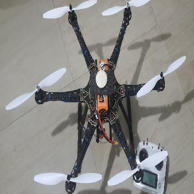 Hexa Copter Flower Dropping Drone