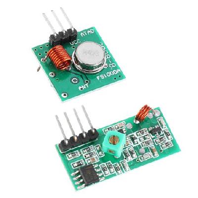 433Mhz RF Wireless Transmitter And Receiver Kit