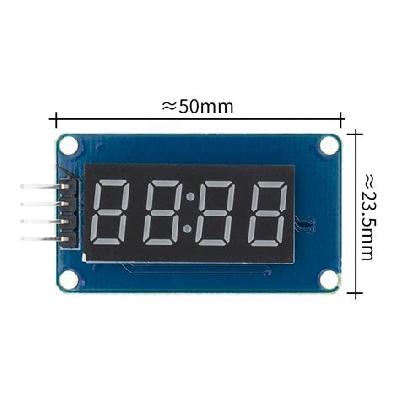 4 Bits Tm 1637 Red LED Display Module 