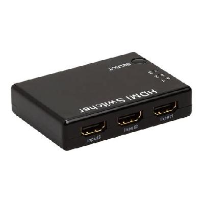 HDMI Switch 3 In 1 Out With Remote