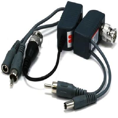 Power Audio Video Balun Over Ethernet