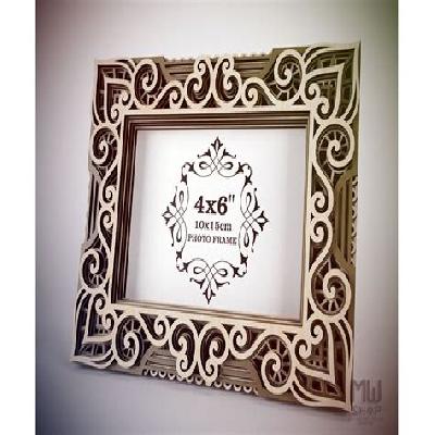 Designer Laser Cut Photo Frame