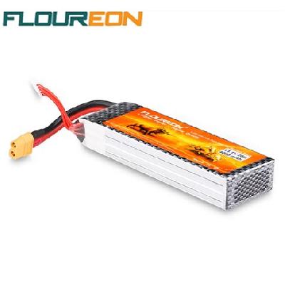 11.1V 10000mAH 25C Lithium Polymer (LI PO) Rechargeable Battery with XT60