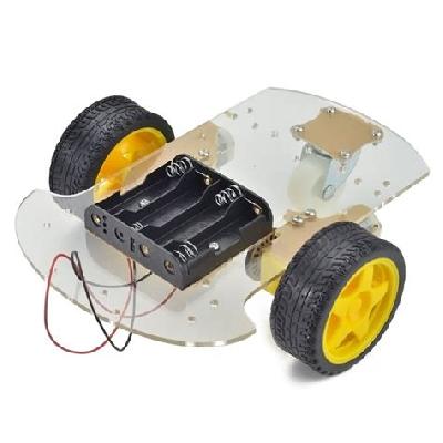 65mm Robot Wheel For BO Motors (Yellow)
