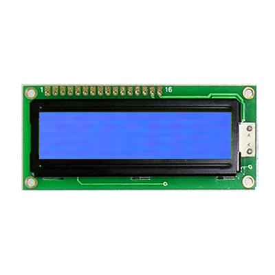 16x1 Character LCD Display Blue