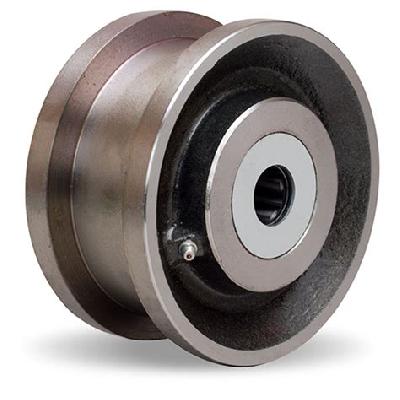 GE White Double Track Plastic Wheel