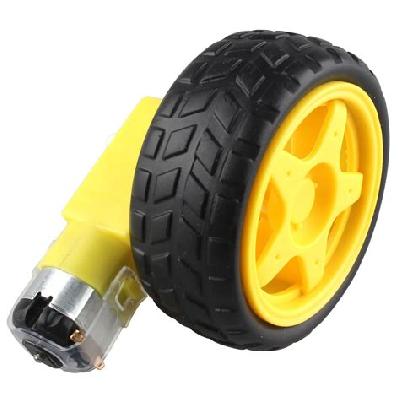 PRO 6MM Motor Tyre - Plastic Wheel