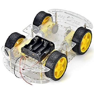4 Wheels Smart Robotic Car Chassis