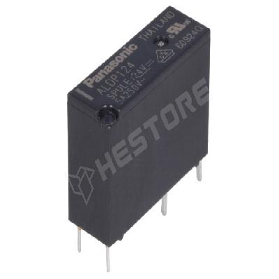 ALDP124 W Slim Power Relay, SPST 24 Vdc 5 Amp