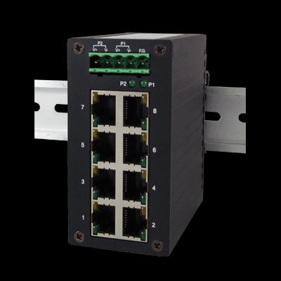 Atop EH2308 Unmanaged Ethernet Switch, Industrial 8-Port Ethernet Switch