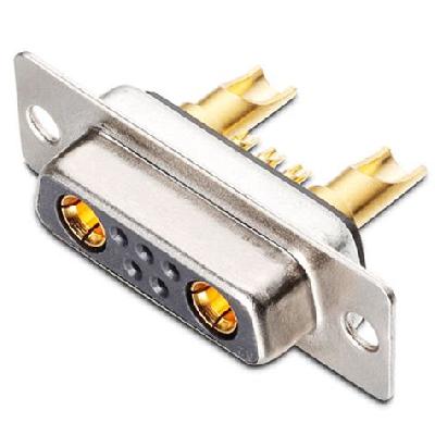 Female Combo Connector 2 Power   4 Data Signal