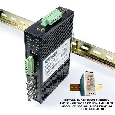Industrial Serial To Fiber Converter, Fiber Optic Converter SF63
