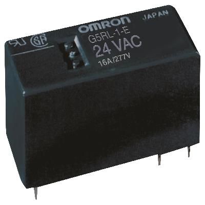 Omron G5RL-1-E-HR PCB Power Relay, 5 VDC