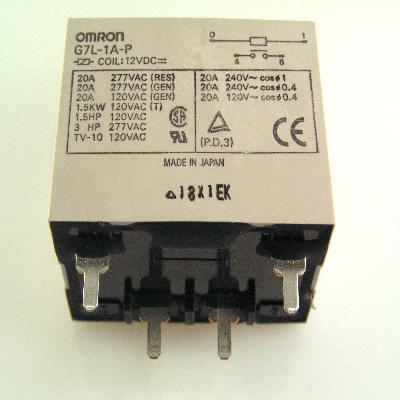 Omron PCB Power Relay G7L, 30Amp Power Relay
