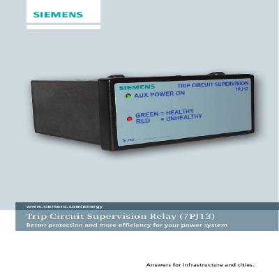 Trip Circuit Supervision Relay 7PJ13