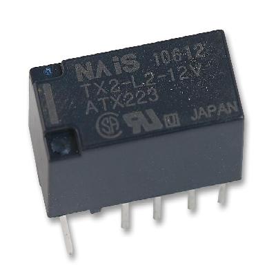 TX2-12V Signal Relay, DPDT 12 VDC