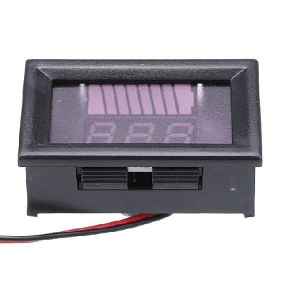 Charge Level Battery Level Indicator Voltmeter For 12v Lead