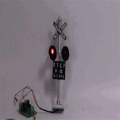 Model Railway Level Crossing Light